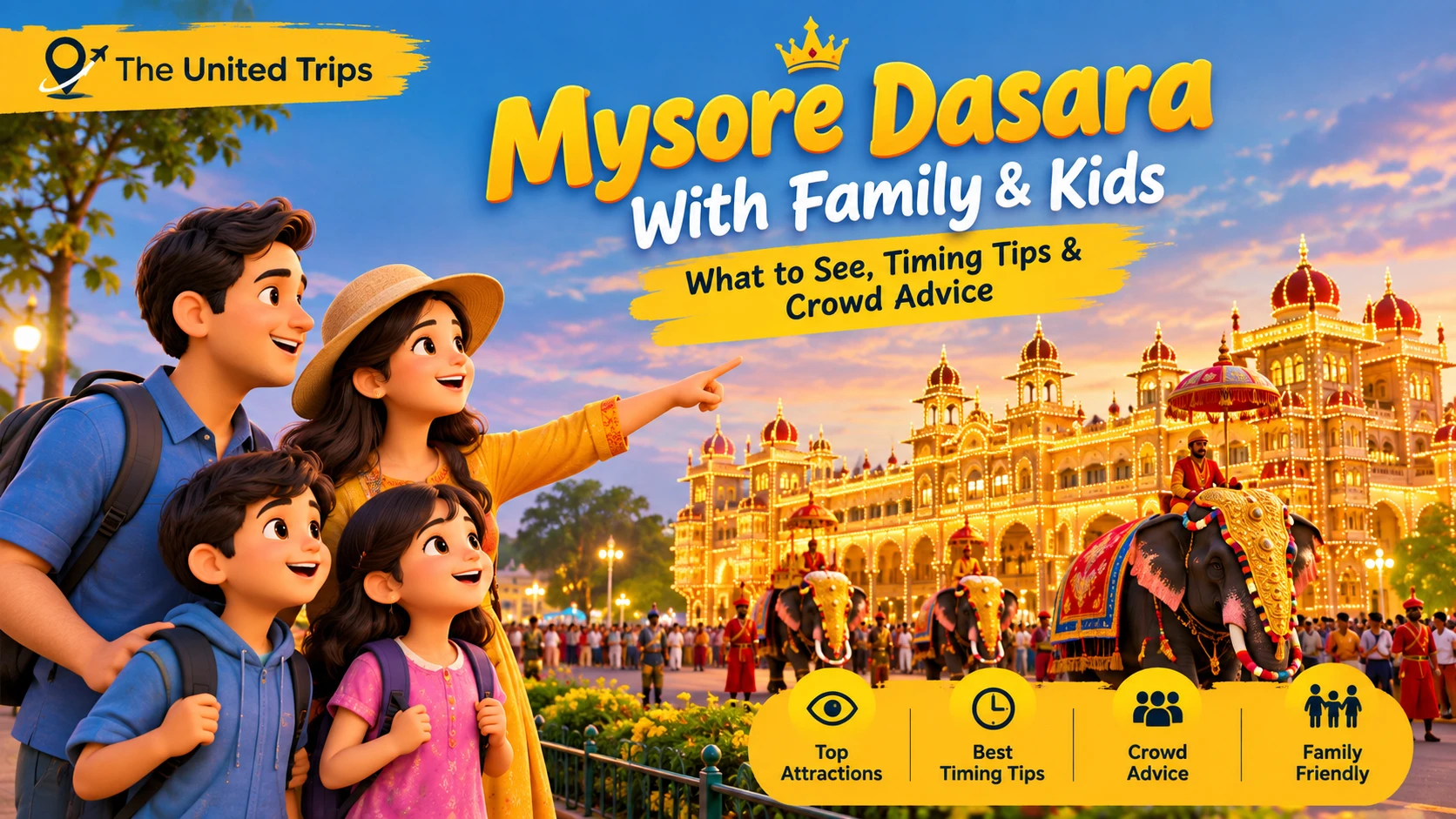 Mysore Dasara With Family Kids, Timing, Tips and Guide