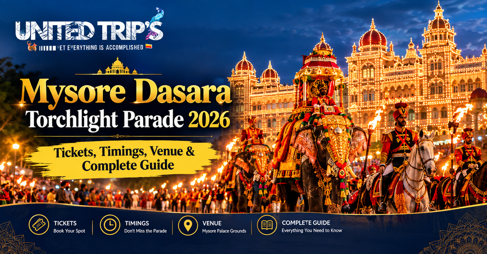mysore dasara torchlight parade 2026